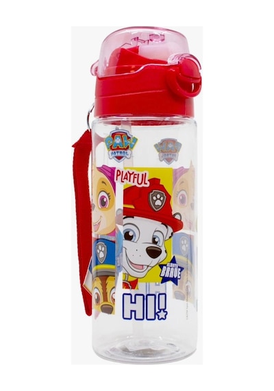 Paw Patrol Baskılı Lisanslı 500 Ml Matara Suluk Kilitlemeli 1 Adet Süper Kalite Kırmızı