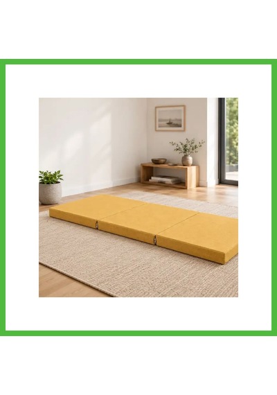 Vaveni Üç Parçalı Katlanır Minder 60 180 7 Cm Hardal İç Mekân Arz