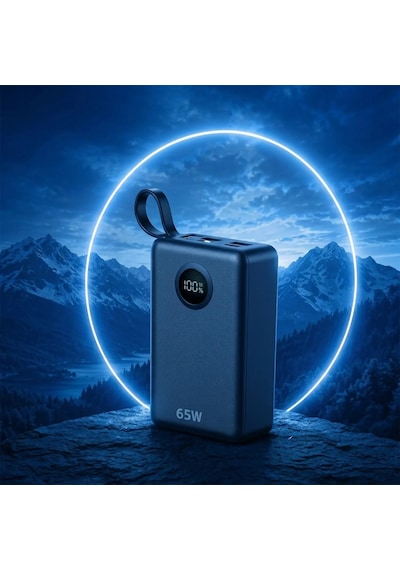 Dexim 20.000 Mah 65w Lightning+type-c Kablolu Hızlı Şarj Taşınabilir Güç Kaynağı Çok Renkli