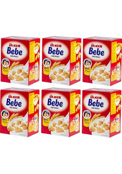 Ülker Bebe Bisküvisi 800gr 12 Vitaminli Kutu 6 Lı Set