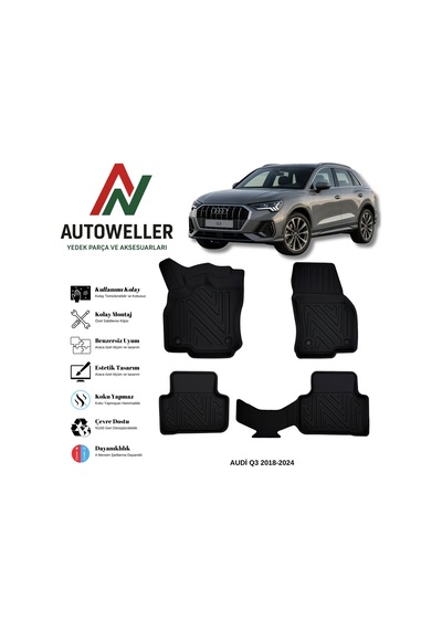 Audi Q3 2018-2024 Havuzlu Oto Paspas