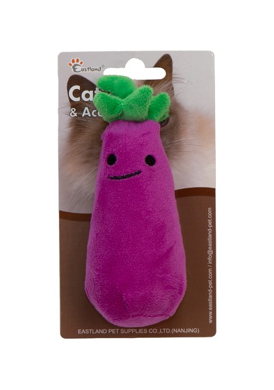 Eastland - 445 - Catnipli Hışırtılı Peluş - Csmo-tex - Patlıcan 13cm