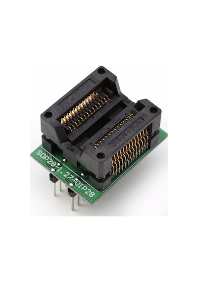 Sop28 SO28 to DIP28 Yaylı Adaptör Soket Eeprom Flash Programlayıcı Entegre Kolay Programlama Aparatı