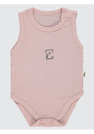 Civil Baby Bebek Çıtçıtlı Badi 1-18 Ay Pembe