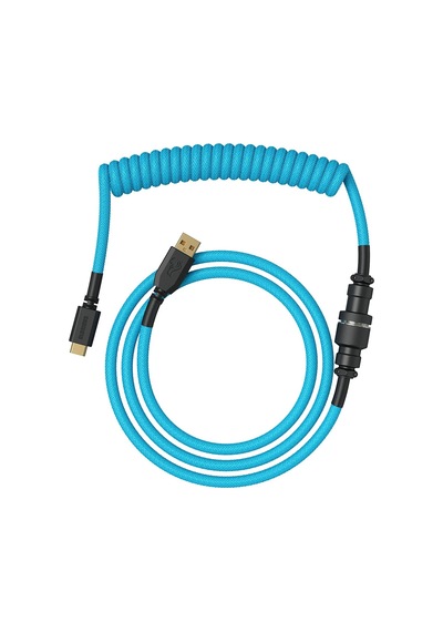 Gaming Premium Coiled Klavye Kablosu - Altın Kaplama Usb-a Pc Usb-c Klavye , Kablo Karışıklığına Karşı Koruma, Çift Örgülü Kılıf, 5 Kutuplu Aviator Fiş - Electric Blue Gaming Premium Coiled Klavye Kablosu - Altın Kaplama Usb-a Pc Usb-c Klavye , Kablo Karışıklığına Karşı Koruma, Çift Örgülü Kılıf, 5 Kutuplu Aviator Fiş - Electric Blue
