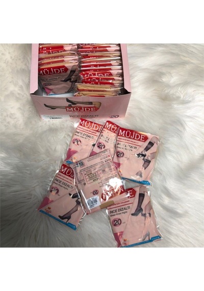 Dizaltı 20 Den Açıkten Rengi 6'lı Çorap 001