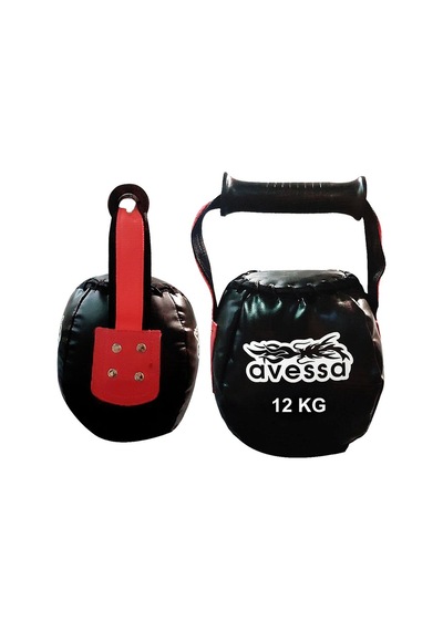 Premium Ev Salon Sporcu Deri Kettle Bell 12 Kg
