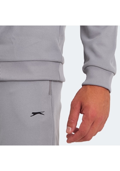 Slazenger OFFENDER KTN Erkek Cepli Gri Eşofman Takımı