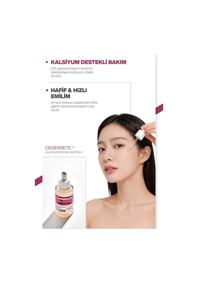 Rebornic Teknolojili Kalsiyum Kırışıklık Karşıtı & Sıkılaştırıcı Yüz & Göz Çevresi Ampülü 30ml