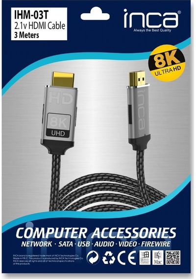 Inca 3metre Ihm-3t Hdmı Kablo 2.1v 8k-213589