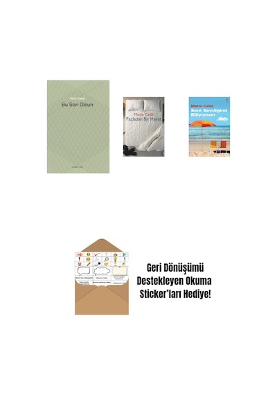 Bu Son Olsun + Fazladan Bir Hayat + Seni Sevdiğimi Biliyorsun + Okuma Sticker'ları
