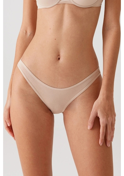 Pierre Cardin Kadın 5'li Ekonomik Paket Ten 2055 Basic Brief Pamuklu Külot