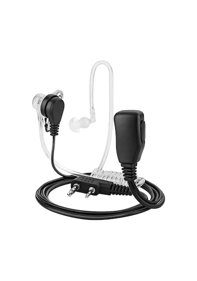 Quansheng Uv-k5 K6 Tk11 Uyumlu Şeffaf Kulak İçi Ajan Tip Akustik Telsiz Kulaklığı 001