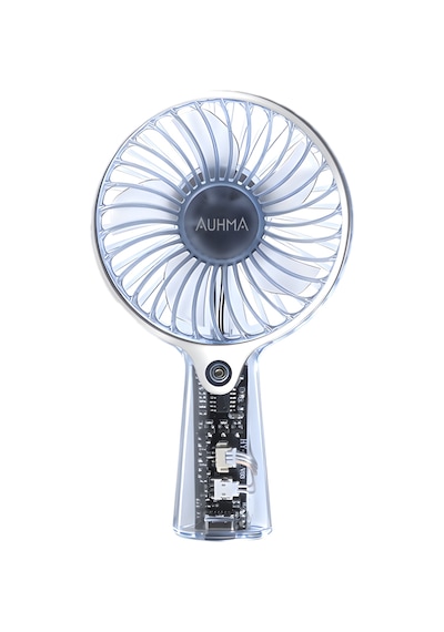 Auhma Aufn04 Taşınabilir Mini El Fanı Mavi Şarjlı, Sessiz, 500mah Type-c Kablosuz Mini Fan