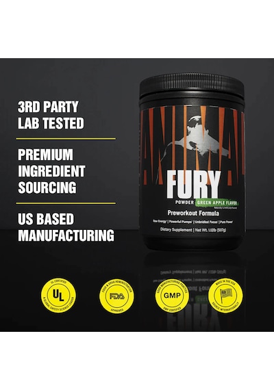Unıversal Anımal Fury Preworkout 507 G