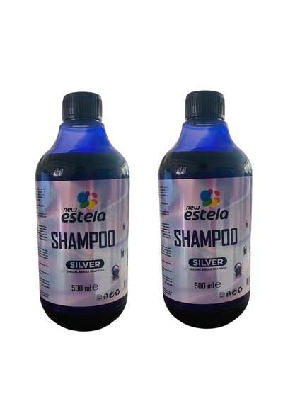 Turunculaşma Karşıtı Silver Şampuan / Mor Şampuan 500ml X2 Adet Boyalı / Röfleli