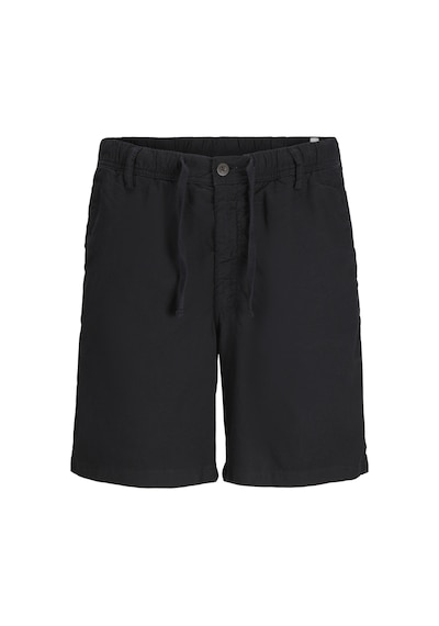 Jack & Jones Erkek Keten Karışımlı Şort - Jaiden - 12274968 Black