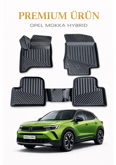 Opel Mokka Hybrid 2024+ Uyumlu 3d Oto Paspas Premium