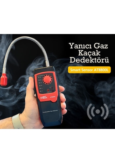 Smart Sensor AT8800L Seviye Alarmlı Yanıcı Gaz Kaçak Dedektörü