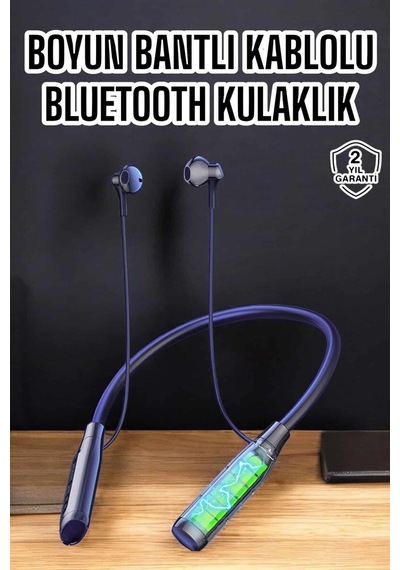 Yeni Nesil Bluetooth Kulaklık Kablolu Kulak İçi Dijital Göstergel