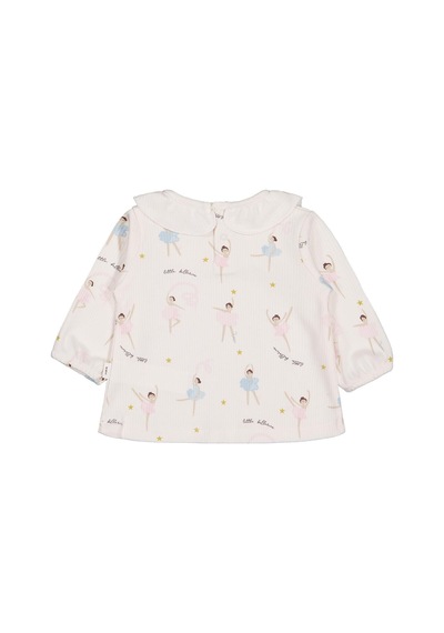 Civil Baby Yakalı Balerin Empirme 6-18 Ay Sweatshirt - Ekru
