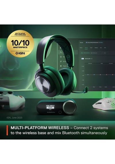 Steelseries Arctis Nova Pro X Wireless Multi- Gaming Kulaklık - Hi-fi Ses Sürücüleri - Aktif Gürültü Giderme - Gen2 Clearcast Mikrofon - , Pc, Ps5, Ps4, Switch, Mobil Sku: Smgstkd4bf2d917a