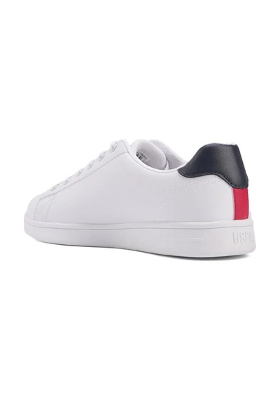 U.s. Polo Assn. Costa 4fx Siyah Erkek Sneaker Beyaz Laci Beyaz Laci