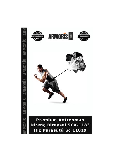 Premium Antrenman Direnç Bireysel Scx-1183 Hız Paraşütü Sc 11019 Çok Renkli