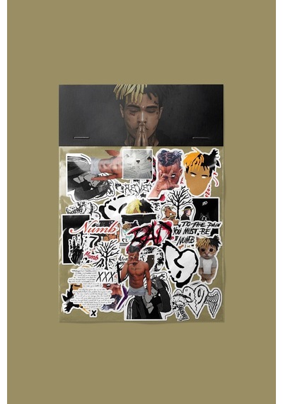 Xxxtentacion Sticker Paketi /bullet Journal Defter Çıkartma Ajanda Laptop Etiket Diğer