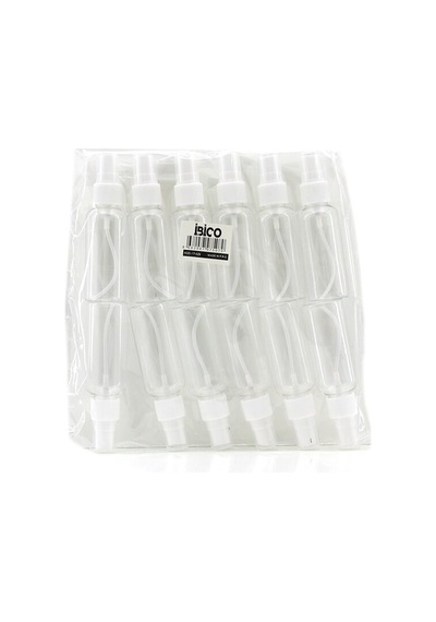 Terrien Özel Seri Mini Şişe Boş Sprey Şişesi - Plastik - 50 Ml - Şeffaf Çok Renkli