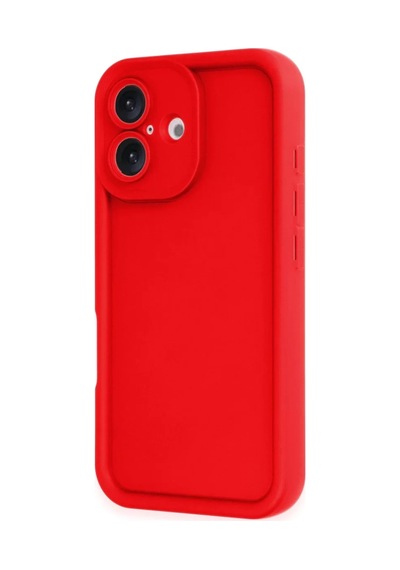 Newface Apple İphone 16 Kılıf Viera Silikon - Kırmızı