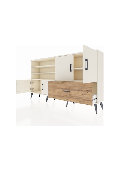 Arges Konsol 5 Raflı Tek Çekmeceli 4 Kapaklı 176x30x99 Aytaşı-ayt Aytaşı-aytaşı/çam Arges Konsol 5 Raflı Tek Çekmeceli 4 Kapaklı 176x30x99 Aytaşı-ayt Aytaşı-aytaşı/çam