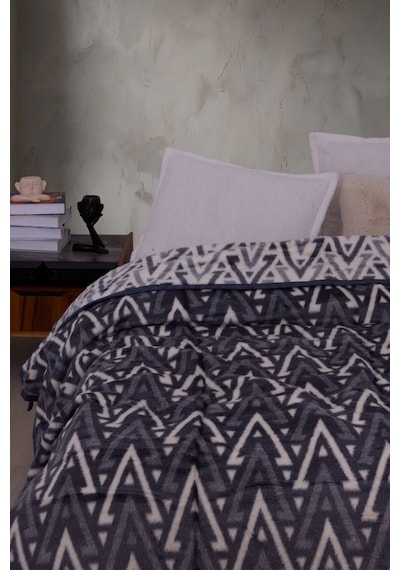 Sesli Home Lüks Peluş Battaniye 222104a Tek Kişilik 160X220