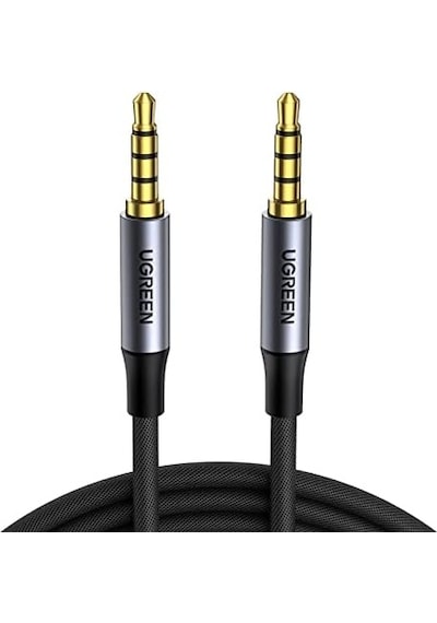 3.5mm 4-pole M/m- Audio Cable Alu 1 Metre Model No: 10648