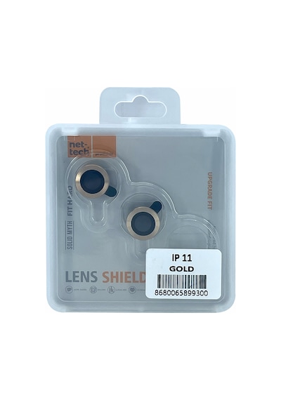 Nettech Apple Uyumlu iPhone 11 Damla Model 2in Kamera Cam Koruyucu - Sarı