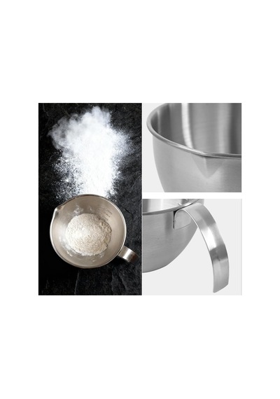 Transformacion Inox Çelik Profesyonel Ölçülü Arıştırma Kabı - 400 Ml Sos &amp Hazırlık Şefi Serisi, 7430000 Diğer