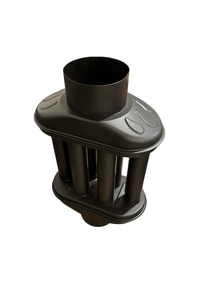Baca Cimrisi / Boy: 40 Cm / Çap: 13 Cm / Mat Siyah Emaye / Baba's Stove