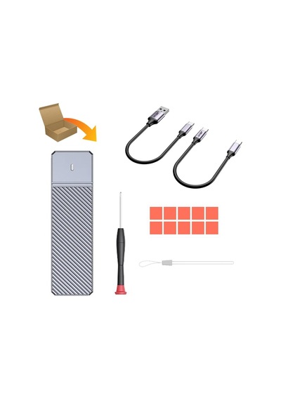 Thunderate M.2 Pcıe Nvme Ve M.2 Ngff Sata Ssd To Usb 3.2 Gen2 Çevirici Dönüştürücü Adaptör H