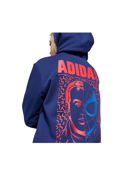 Adidas Çocuk Mavi Sweatshirt J Mrvl Sm Hd Ke2035