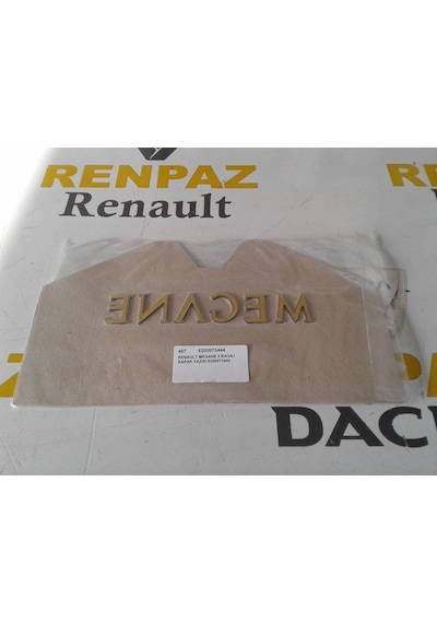 Megane 2 Arka Bagaj Kapak Yazisi Aparatli 8200073444 160320501