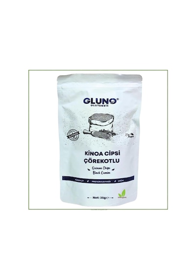 Gluno Glutensiz Kinoa Cipsi Çörekotlu 35 G