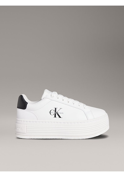 Calvin Klein Kadın Sneaker Yw0yw0187801w Beyaz