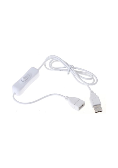 5223 Usb Dişi Erkek On Off Açma Kapama Anahtarlı Uzatma Kablosu 1