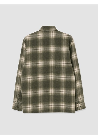 Lcwaıkıkı Classic Yeşil Ekose Gabardin Erkek Gömlek