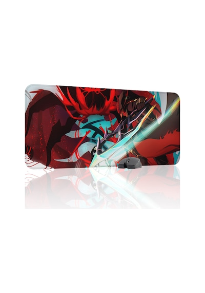 Gurren Lagann Kaymaz Dikişli Kauçuk Oyuncu Mousepad V2 - 90x40 Xxl Gaming Mouse Pad Fare Altlığı