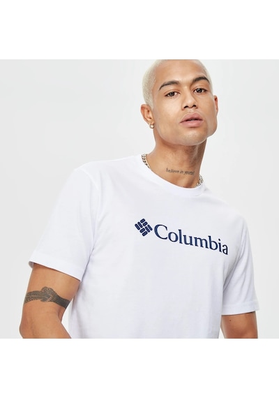 Columbia Cs0287 Csc M Basic Big Logo Brushed Ss Tee Erkek T-Shirt 9110141100-12255 001