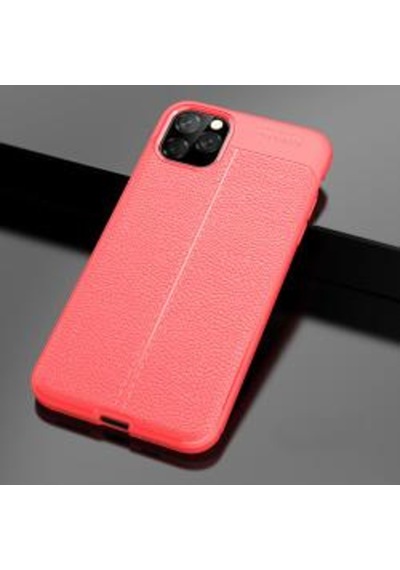 Apple Uyumlu  iPhone 11 Pro Max Kılıf Zore Niss Deri Desenli Silikon