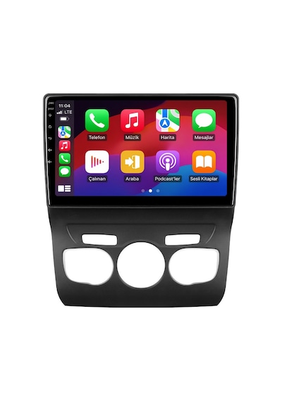 Citroen C4 2011-2016 Android Multimedya Carplay Android Auto Navigasyon 10gb Ram 256gb Pro 10"