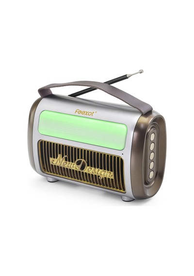 Bluetooth Nostaljik Fm Radyo Usb Tf Aux Rgb Taşınabilir Hopa Tdrtr