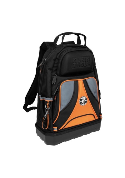 Klein Tools 55421bp-14 Alet Sırt Çantası, Ağır Hizmet Tipi Tradesman Pro Alet Çantası Düzenleyici, 39 Cepli, Kalıplanmış Taban